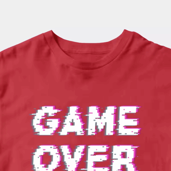 Game Over Retro Pixel Art Classic Gaming Unisex T-Shirt