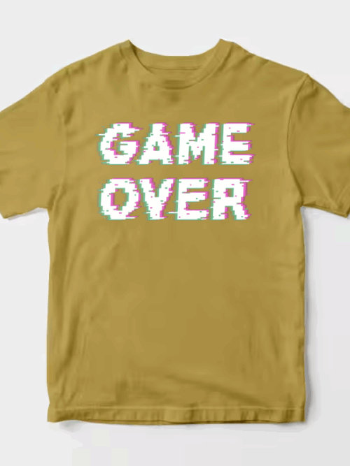 Game Over Retro Pixel Art Classic Gaming Unisex T-Shirt