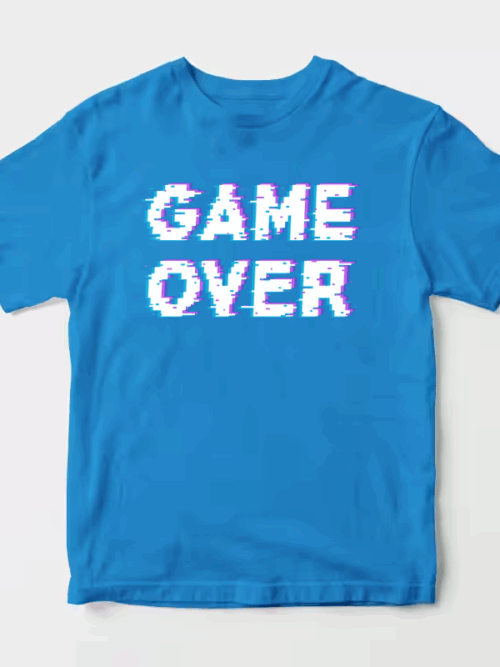 Game Over Retro Pixel Art Classic Gaming Unisex T-Shirt