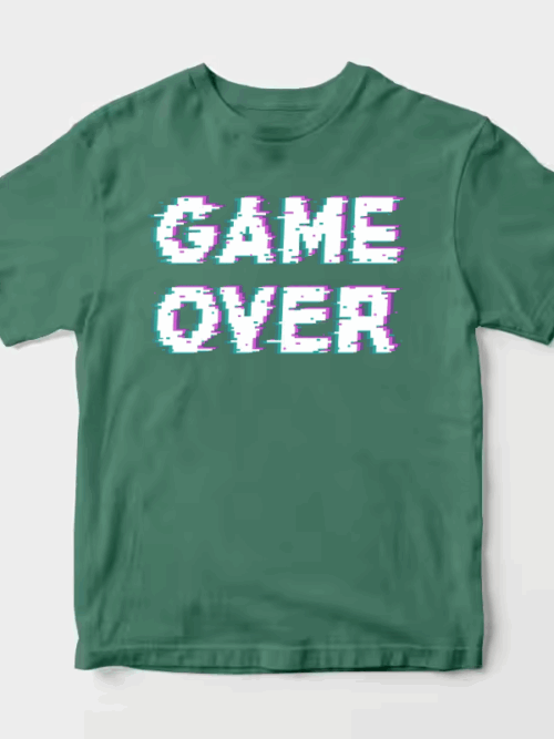 Game Over Retro Pixel Art Classic Gaming Unisex T-Shirt