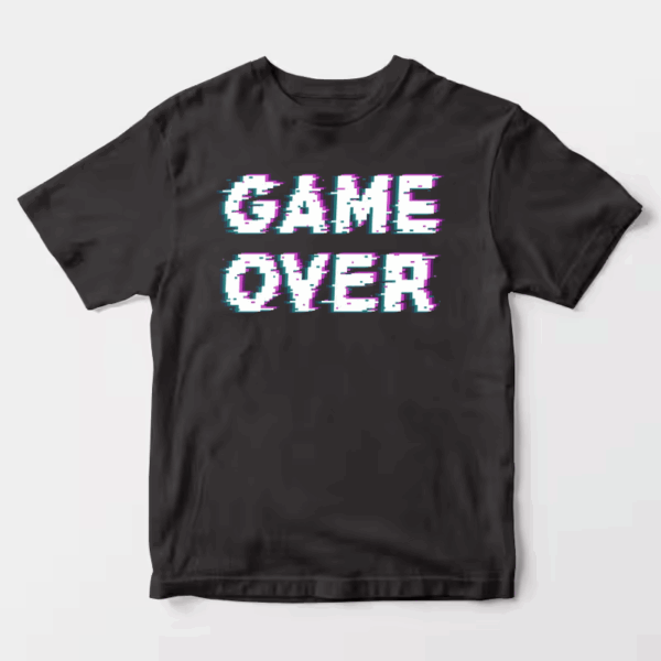 Game Over Retro Pixel Art Classic Gaming Unisex T-Shirt