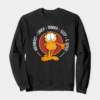 Garfield Breakfast Lunch Dinner Sleep Repeat Life Crewneck Sweatshirt