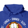 Garfield Breakfast Lunch Dinner Sleep Repeat Life Hoodie