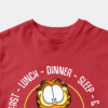 Garfield Breakfast Lunch Dinner Sleep Repeat Life Unisex T-Shirt