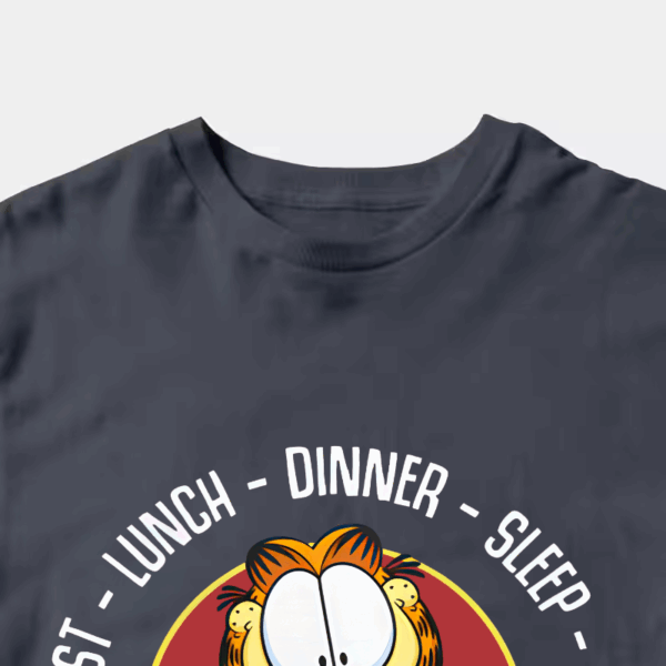 Garfield Breakfast Lunch Dinner Sleep Repeat Life Unisex T-Shirt