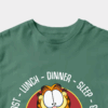 Garfield Breakfast Lunch Dinner Sleep Repeat Life Unisex T-Shirt