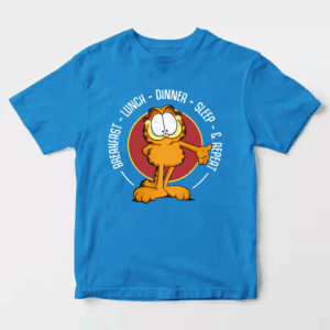 Garfield Breakfast Lunch Dinner Sleep Repeat Life Unisex T-Shirt