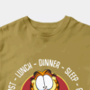 Garfield Breakfast Lunch Dinner Sleep Repeat Life Unisex T-Shirt