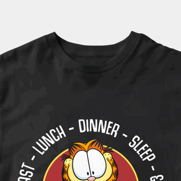Garfield Breakfast Lunch Dinner Sleep Repeat Life Unisex T-Shirt