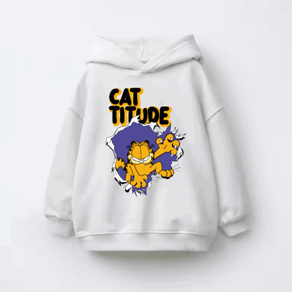 Garfield Cat Attitude Kids Hoodie