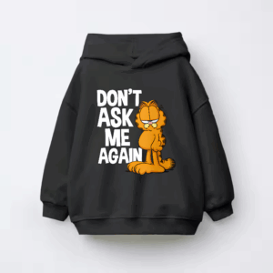 Garfield Do Not Ask Me Again Kids Hoodie