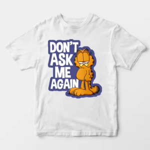 Garfield Do Not Ask Me Again Mood Activated Unisex T-Shirt