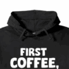 Garfield First Coffee Then Maybe Talking Hoodie