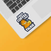 Garfield First Coffee Then Maybe Talking Sticker
