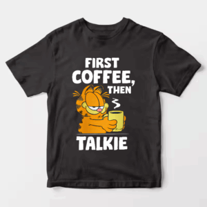 Garfield First Coffee Then Maybe Talking Unisex T-Shirt