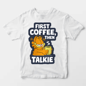 Garfield First Coffee Then Maybe Talking Unisex T-Shirt