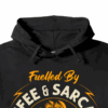 Garfield Fueled by Coffee Sarcasm and Chaos Hoodie