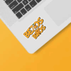 Garfield Hangs On Bezos Bros Sticker