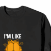 Garfield I Am Like One Hundred Four Percent Tired Crewneck Sweatshirt