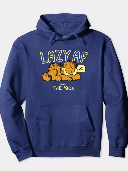 Garfield Lazy Since the Nineties Classic Mood Hoodie
