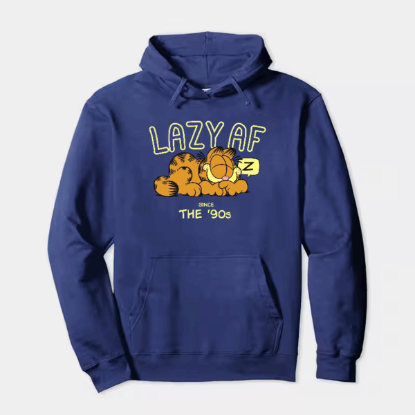 Garfield Lazy Since the Nineties Classic Mood Hoodie