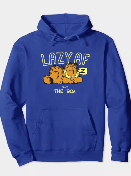 Garfield Lazy Since the Nineties Classic Mood Hoodie