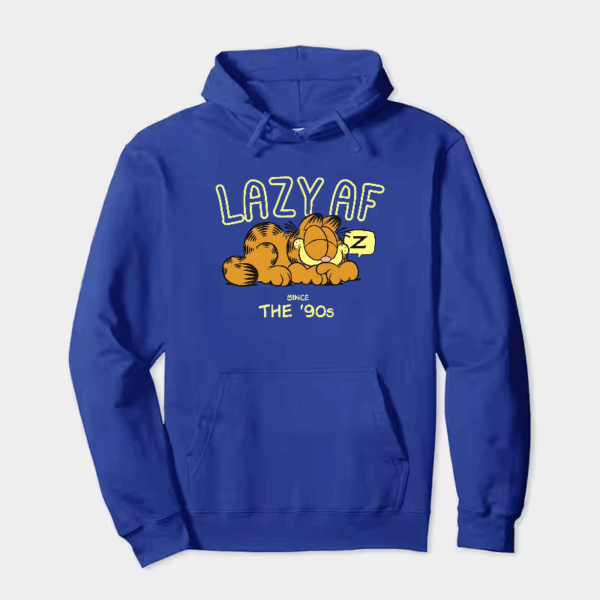 Garfield Lazy Since the Nineties Classic Mood Hoodie