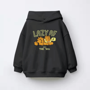 Garfield Lazy Since the Nineties Classic Mood Kids Hoodie