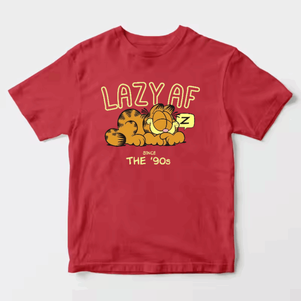 Garfield Lazy Since the Nineties Classic Mood Unisex T-Shirt