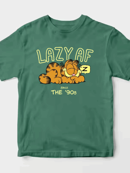 Garfield Lazy Since the Nineties Classic Mood Unisex T-Shirt