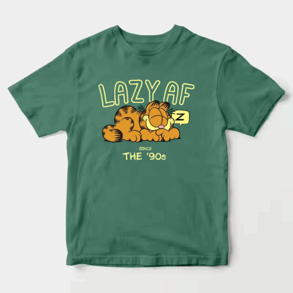 Garfield Lazy Since the Nineties Classic Mood Unisex T-Shirt