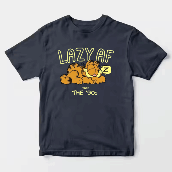 Garfield Lazy Since the Nineties Classic Mood Unisex T-Shirt