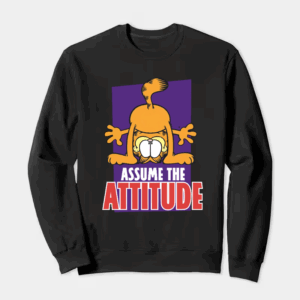 Garfield Mood Attitude Activated Crewneck Sweatshirt