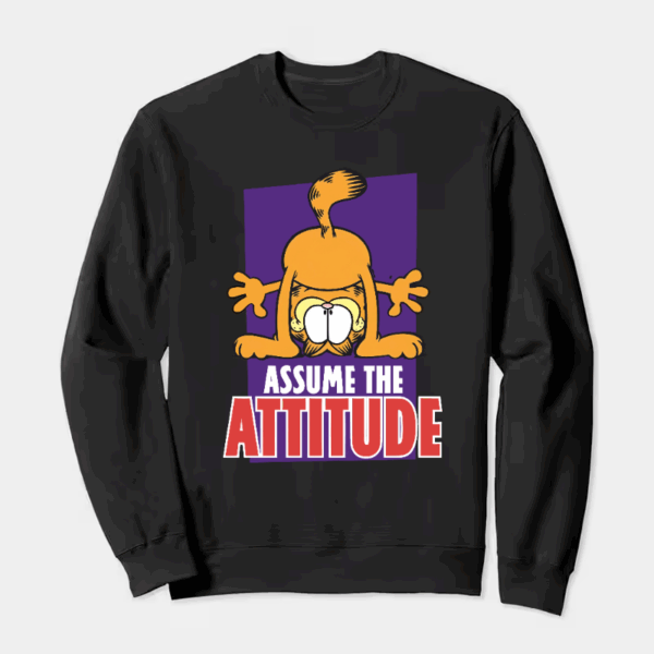 Garfield Mood Attitude Activated Crewneck Sweatshirt