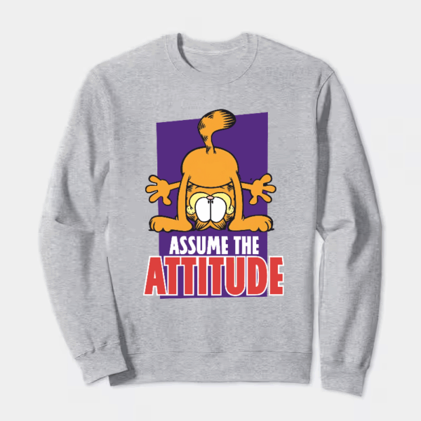 Garfield Mood Attitude Activated Crewneck Sweatshirt