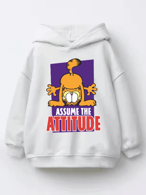 Garfield Mood Attitude Activated Kids Hoodie