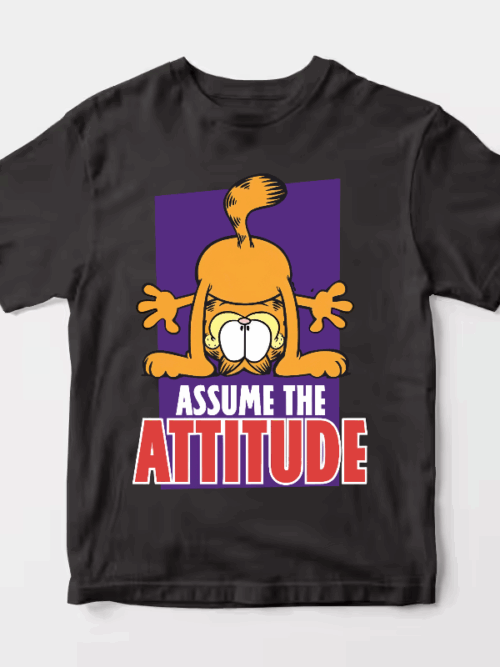 Garfield Mood Attitude Activated Unisex T-Shirt