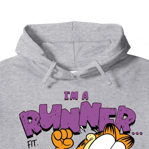 Garfield Runner Mode Fit Fast Fierce Energy Hoodie