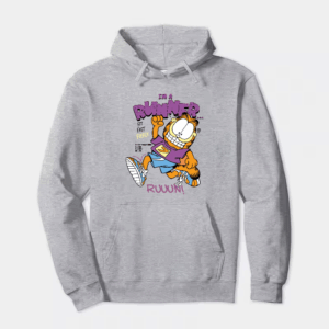 Garfield Runner Mode Fit Fast Fierce Energy Hoodie