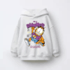 Garfield Runner Mode Fit Fast Fierce Energy Kids Hoodie