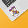 Garfield Runner Mode Fit Fast Fierce Energy Sticker