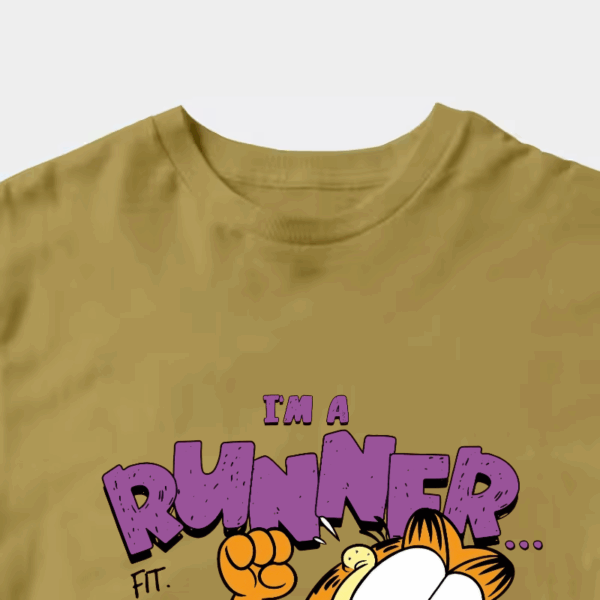 Garfield Runner Mode Fit Fast Fierce Energy Unisex T-Shirt