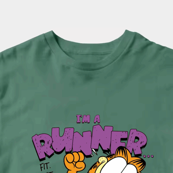 Garfield Runner Mode Fit Fast Fierce Energy Unisex T-Shirt