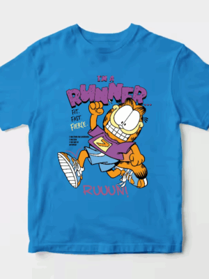 Garfield Runner Mode Fit Fast Fierce Energy Unisex T-Shirt