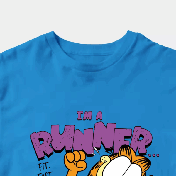 Garfield Runner Mode Fit Fast Fierce Energy Unisex T-Shirt