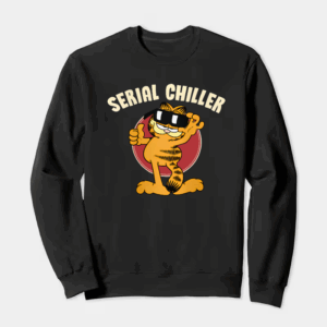 Garfield Serial Chiller Master of Relaxation Crewneck Sweatshirt