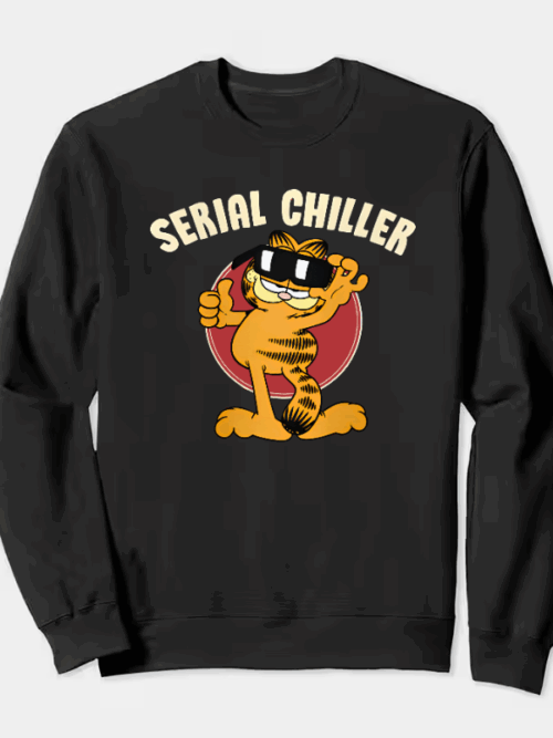 Garfield Serial Chiller Master of Relaxation Crewneck Sweatshirt