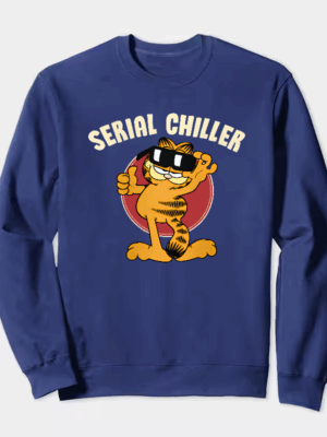 Garfield Serial Chiller Master of Relaxation Crewneck Sweatshirt