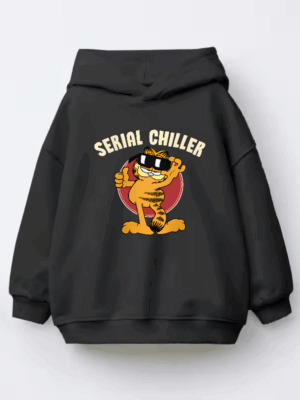 Garfield Serial Chiller Master of Relaxation Kids Hoodie