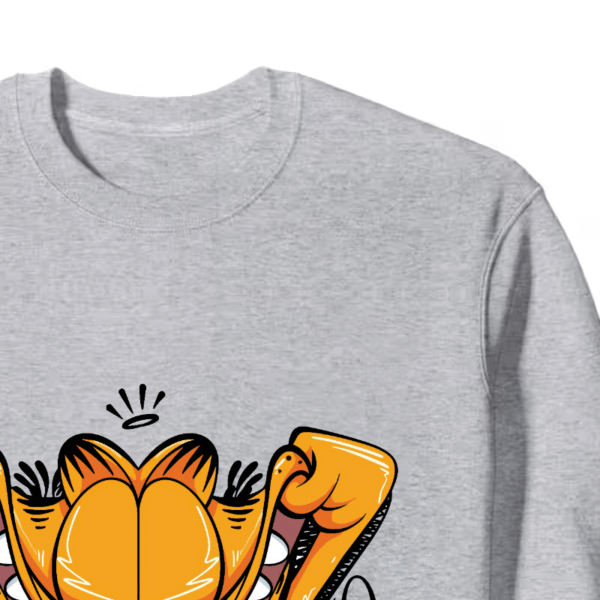 Garfield Smiling for Self Crewneck Sweatshirt